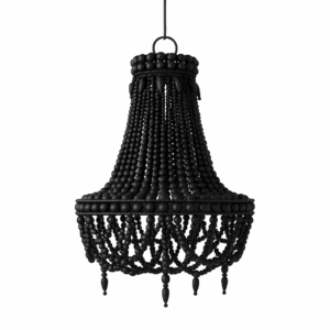Komodo Beaded Chandelier - Black