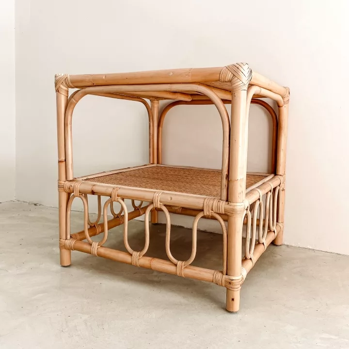 Cane Coffee Table - Square - Image 3