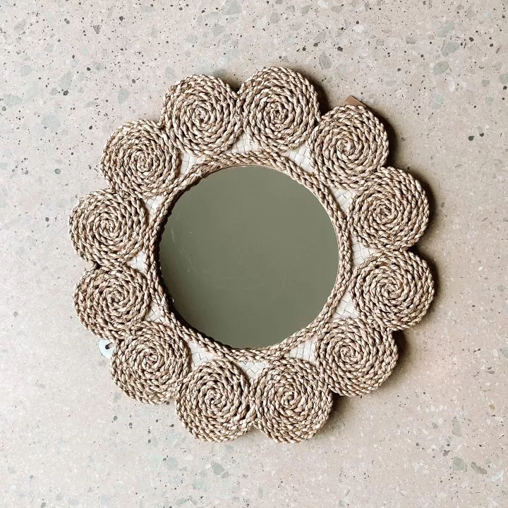 Woven Mirror - Small - Image 3