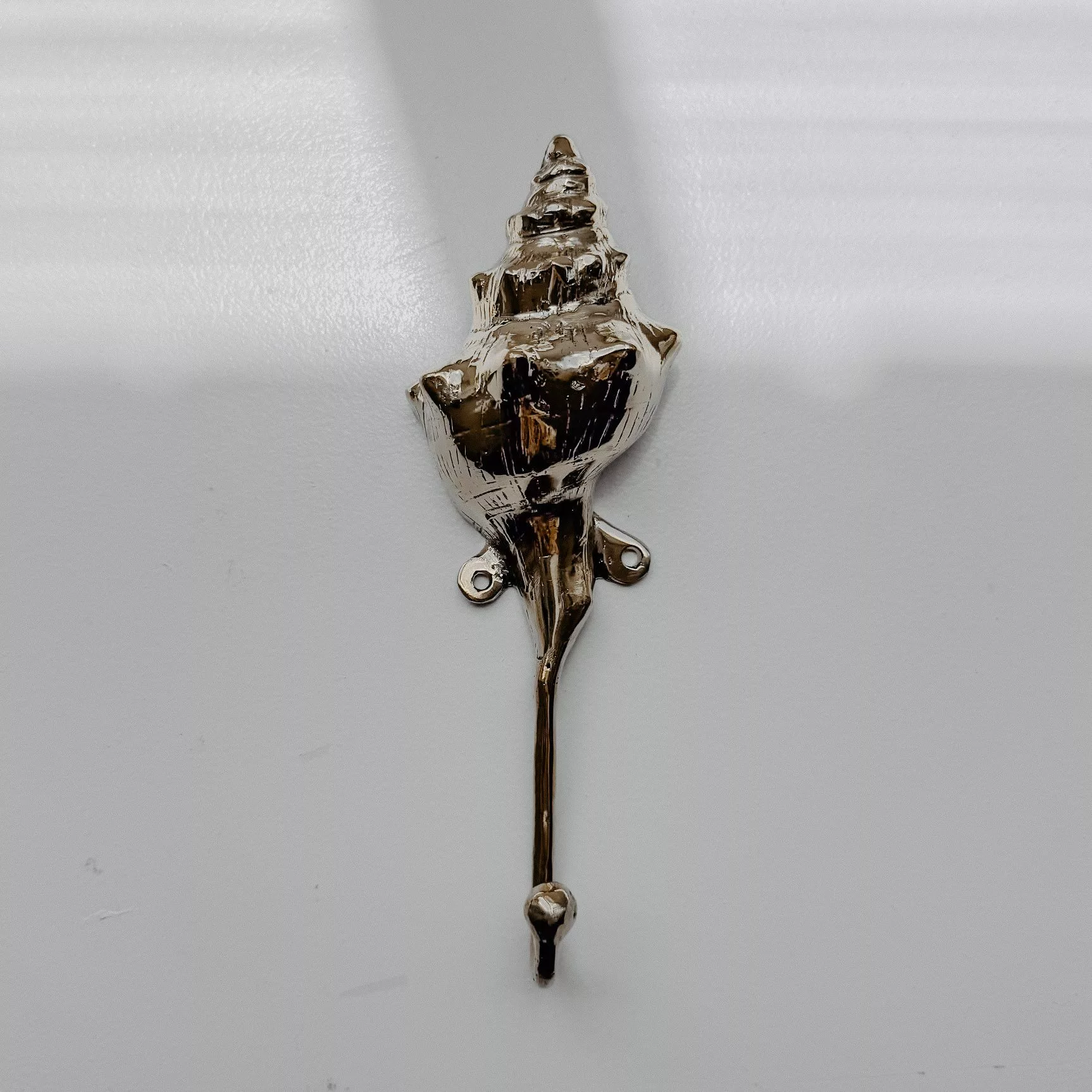 BRASS CONCH SHELL HOOK