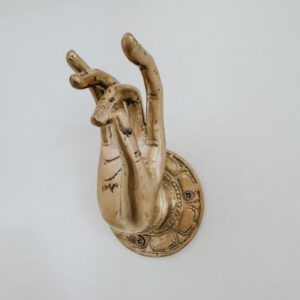 LARGE BRASSH HAND HOOK