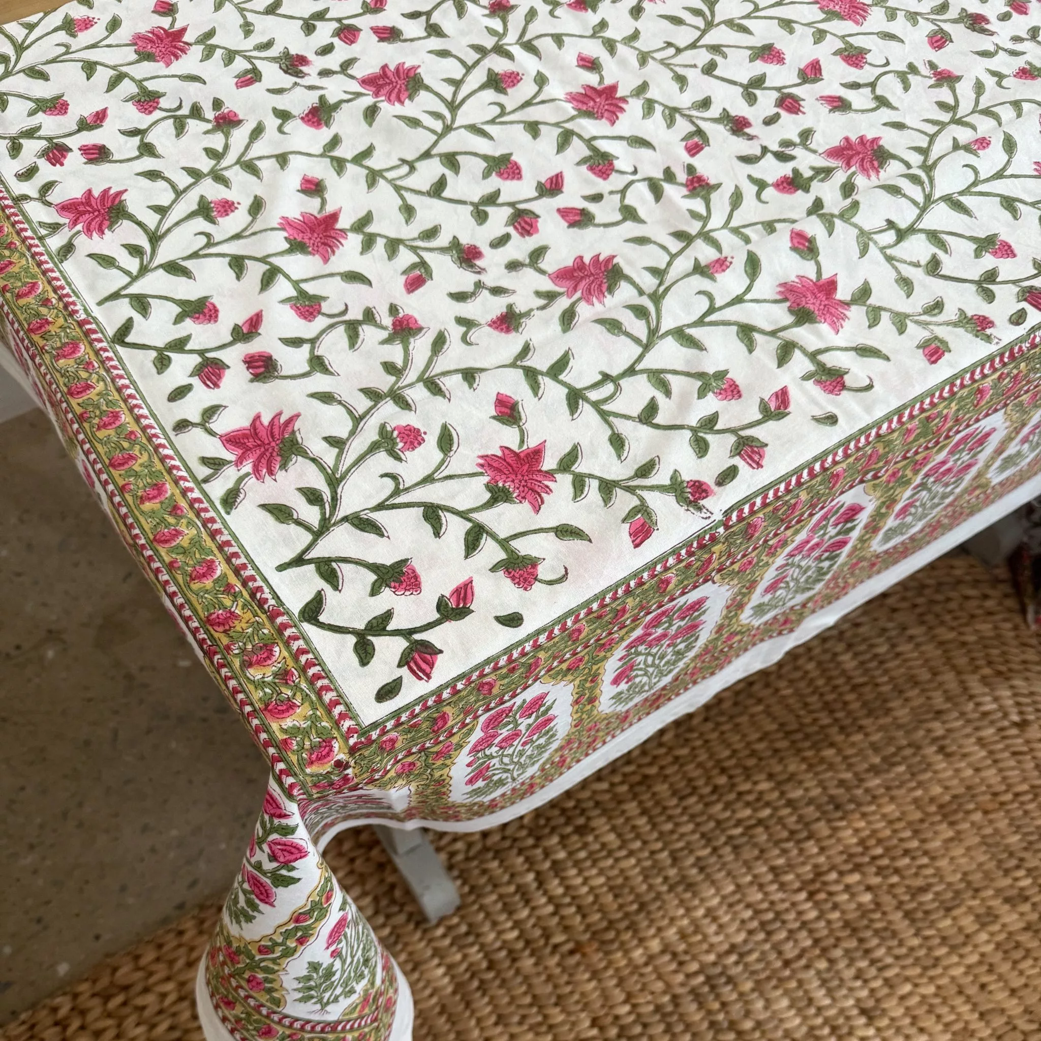 INDIAN COTTON TABLECLOTH - STYLE - Image 2