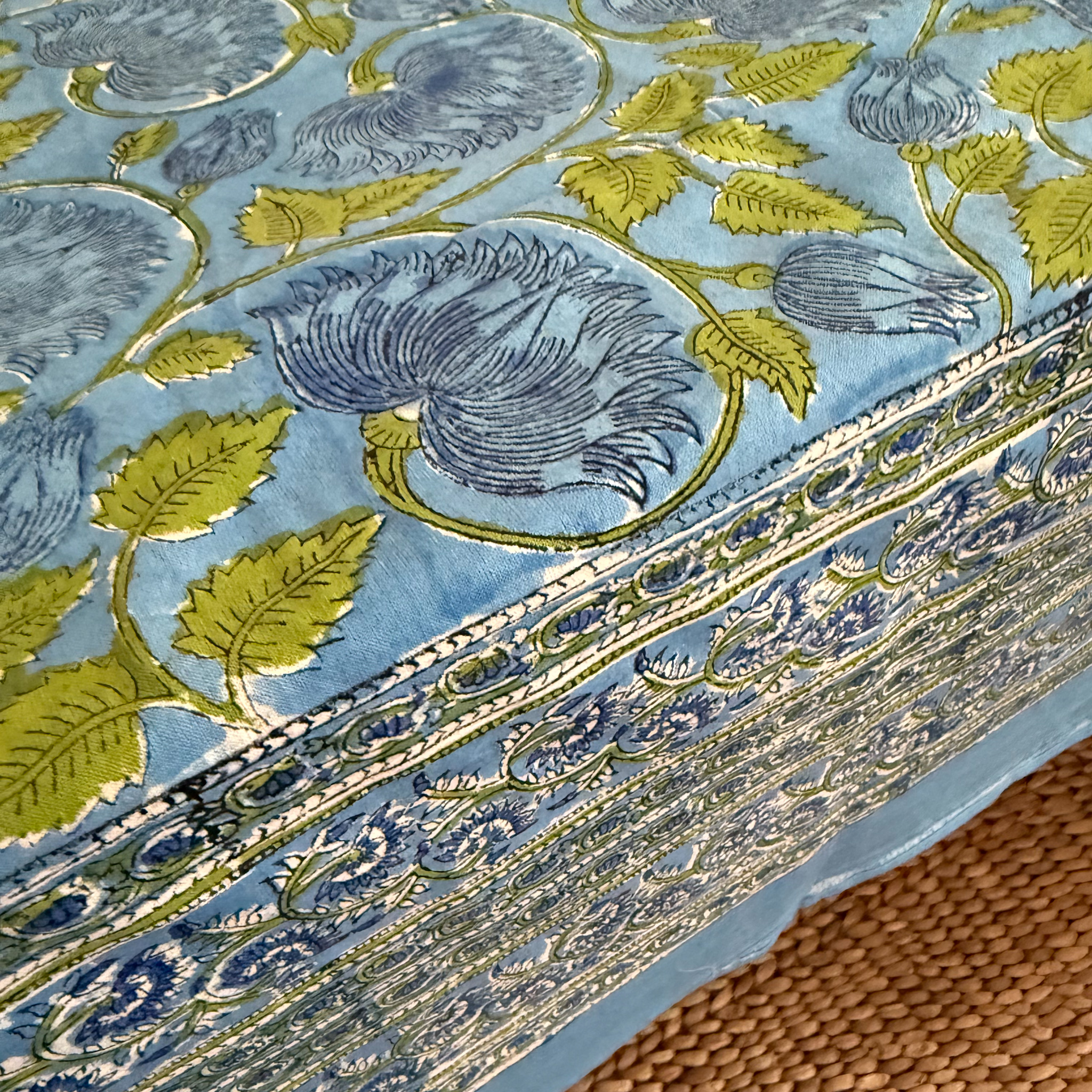 INDIAN COTTON TABLECLOTH - STYLE 4