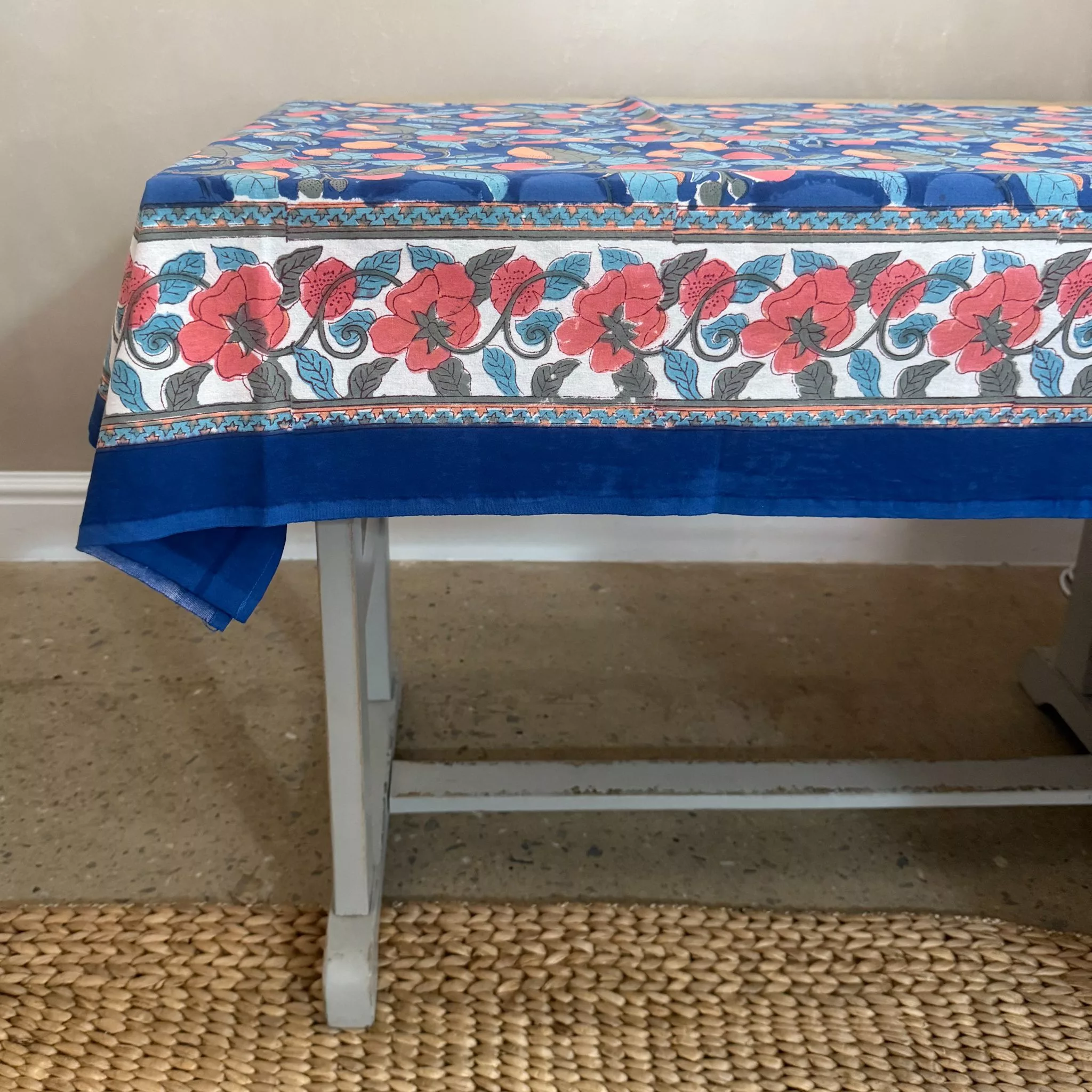 INDIAN COTTON TABLECLOTH - STYLE 7