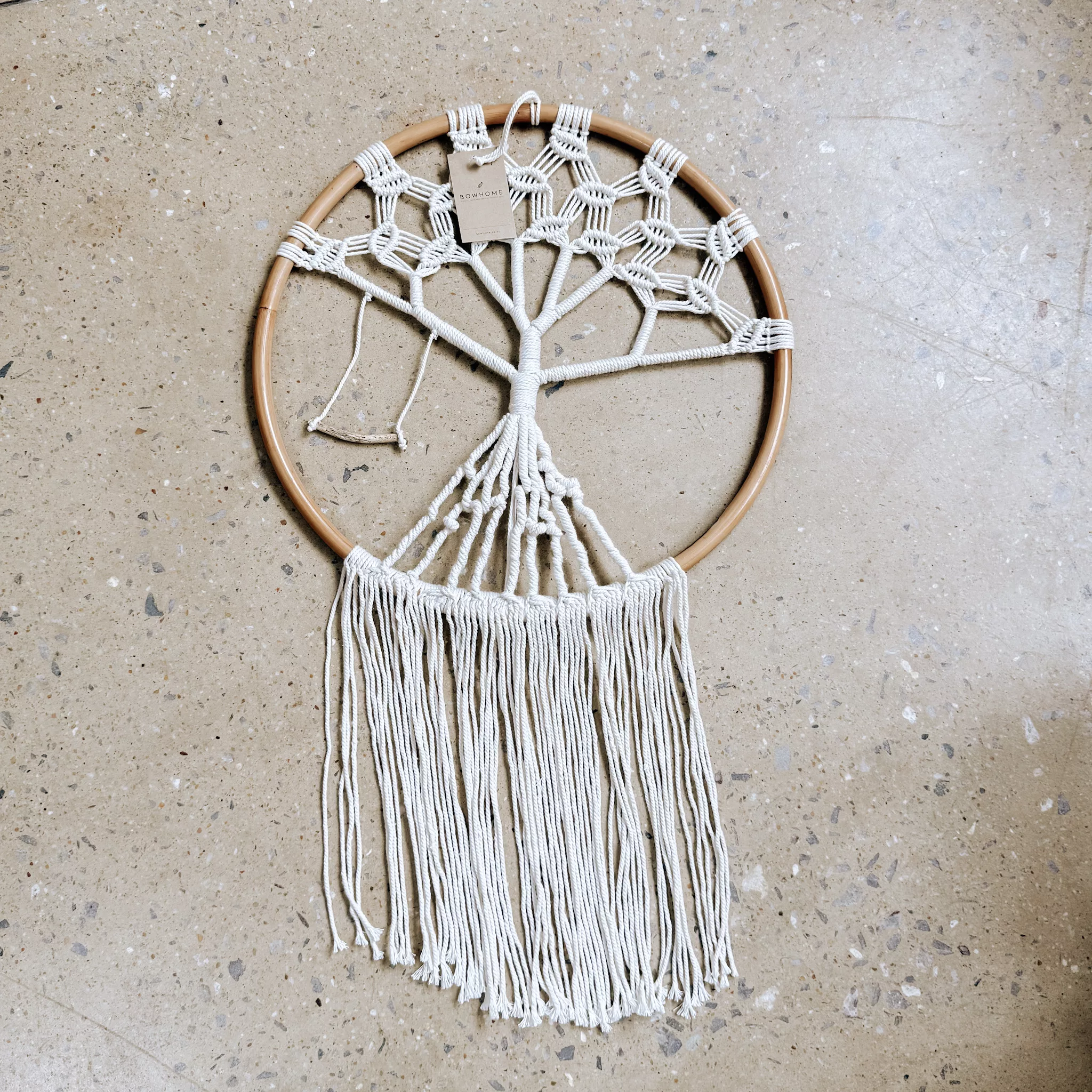 TREE OF LIGE MACRAME WALL HANGING
