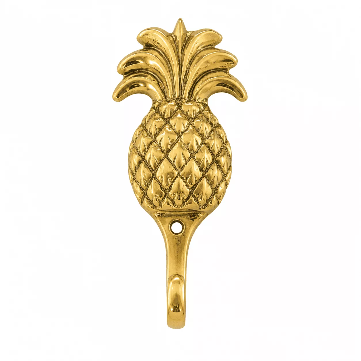 BRASS MINI PINEAPPLE WALL HOOK
