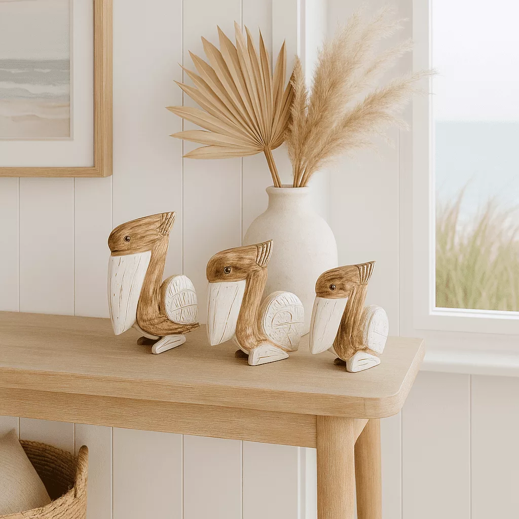 Wooden Pelican Decor - Image 2
