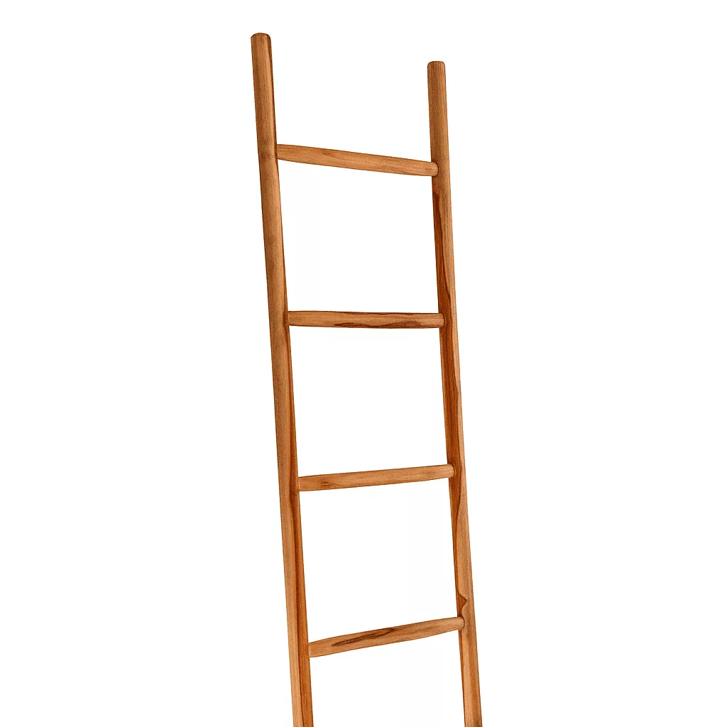 DECORATIVE WOODEN LADDER