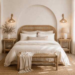 SCALLOPED SIDE TABLE