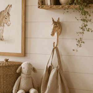 BRASS HORSE HOOK