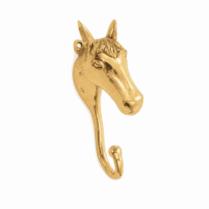 BRASS HORSE HOOK