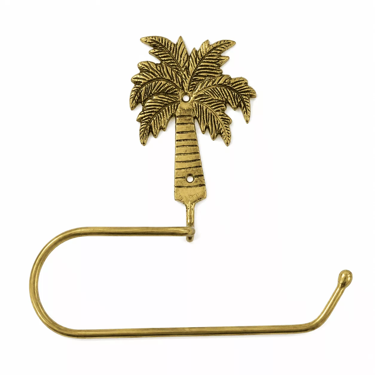 BRASS PALM TOWEL HOOK