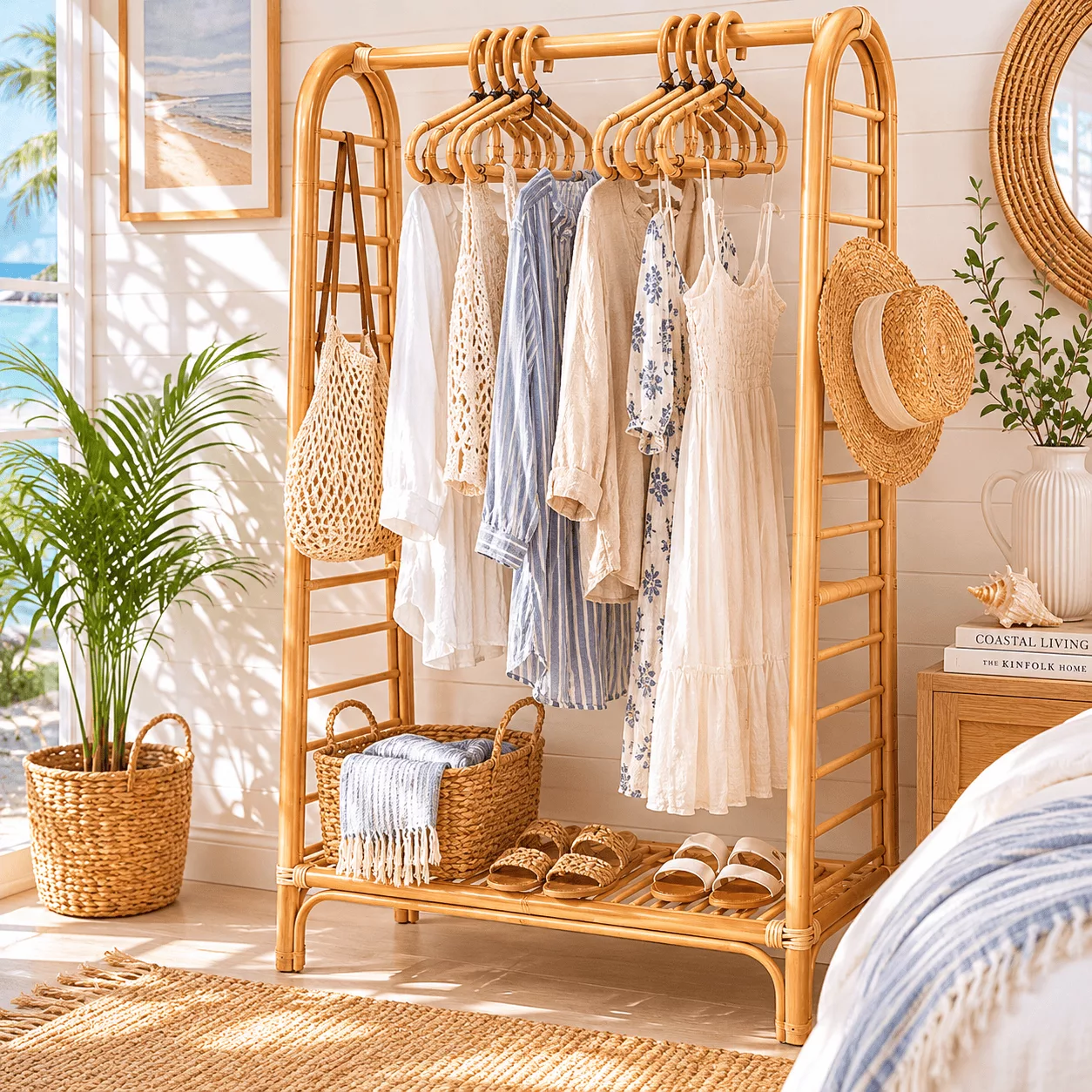 RATTAN COTHING RAIL - Image 2